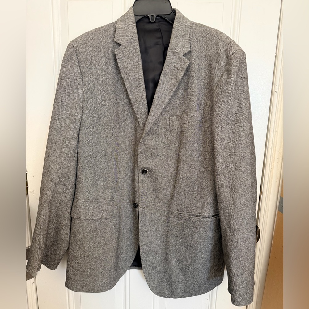 Classic Thick Gray Men's Blazer 44R